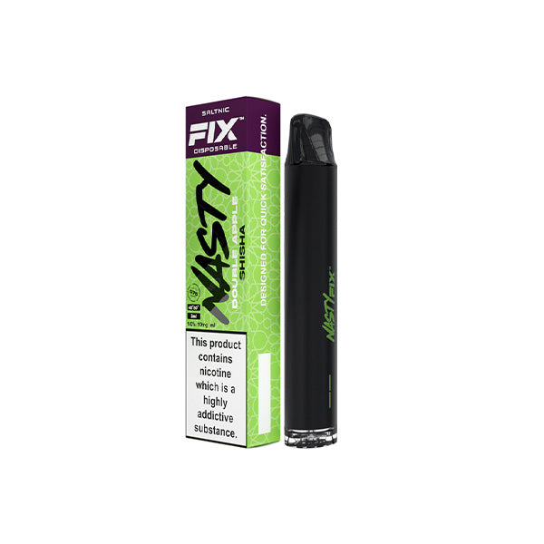20mg Nasty Air Fix Disposable Vaping Device 675 Puffs - Flavour: Bloody Berry