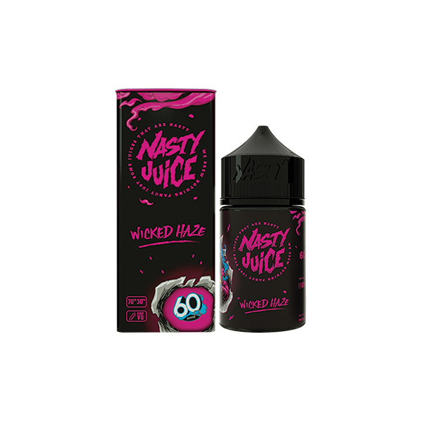 Nasty Juice 50ml Shortfill 0mg (70VG-30PG) - Flavour: Bad Blood