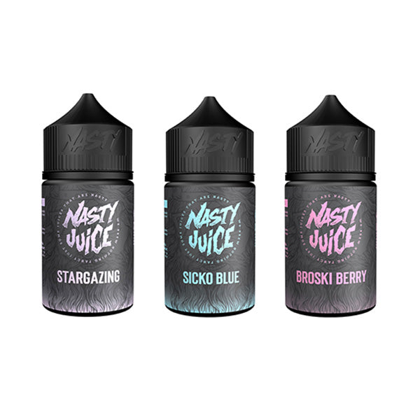 Berry By Nasty Juice 50ml Shortfill 0mg (70VG-30PG) - Flavour: Sicko Blue