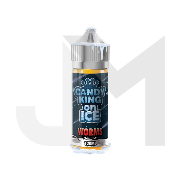Candy King On Ice By Drip More 100ml Shortfill 0mg (70VG-30PG) - Flavour: Strawberry Watermelon Bubblegum on Ice