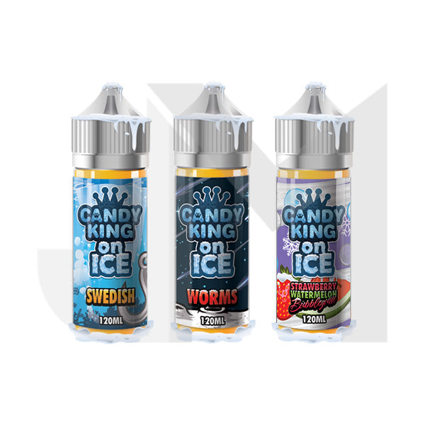 Candy King On Ice By Drip More 100ml Shortfill 0mg (70VG-30PG) - Flavour: Swedish on Ice