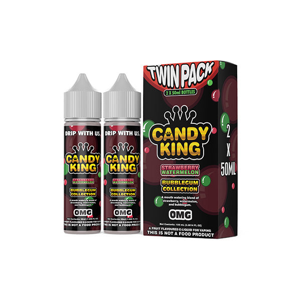Candy King By Drip More 50ml Shortfill 0mg Twin Pack (70VG-30PG) - Flavour: Pink Lemonade