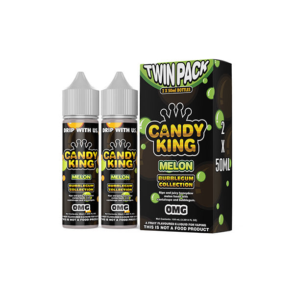 Candy King By Drip More 50ml Shortfill 0mg Twin Pack (70VG-30PG) - Flavour: Grape