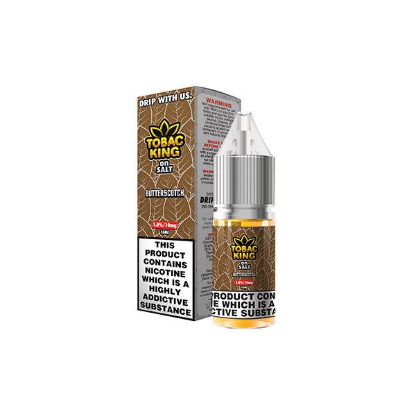 10mg Tobac King Salts By Drip More 10ml Nic Salts (50VG-50PG) - Flavour: Cuban