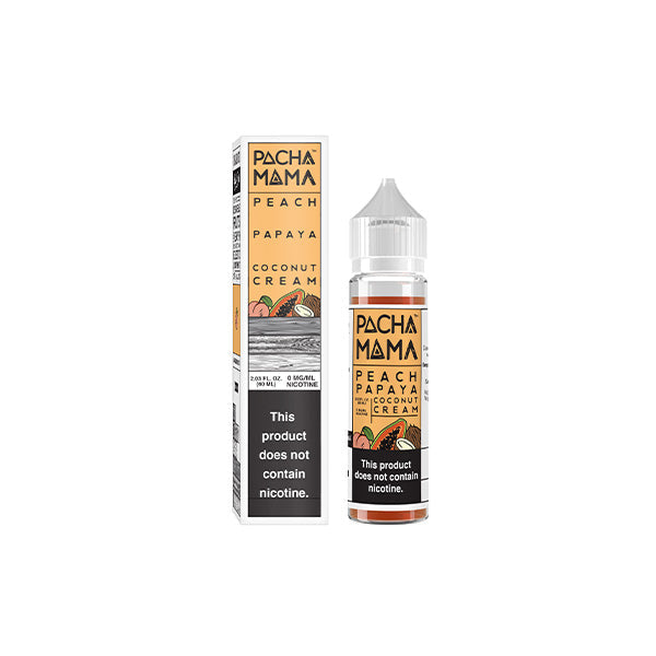 Pacha Mama By Charlie's Chalk Dust 50ml Shortfill 0mg (70VG-30PG) - Flavour: Peach Papaya Coconut Cream