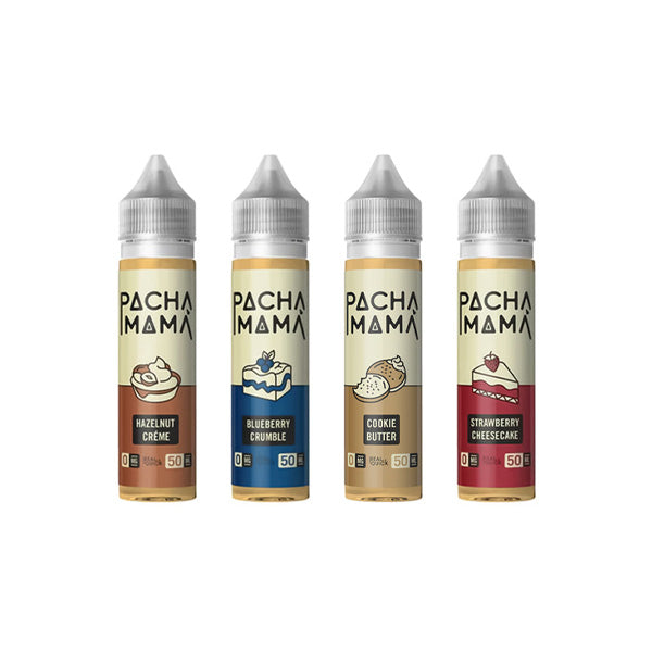 Pacha Mama Desserts By Charlie's Chalk Dust 50ml Shortfill 0mg (70VG-30PG) - Flavour: Blueberry Crumble