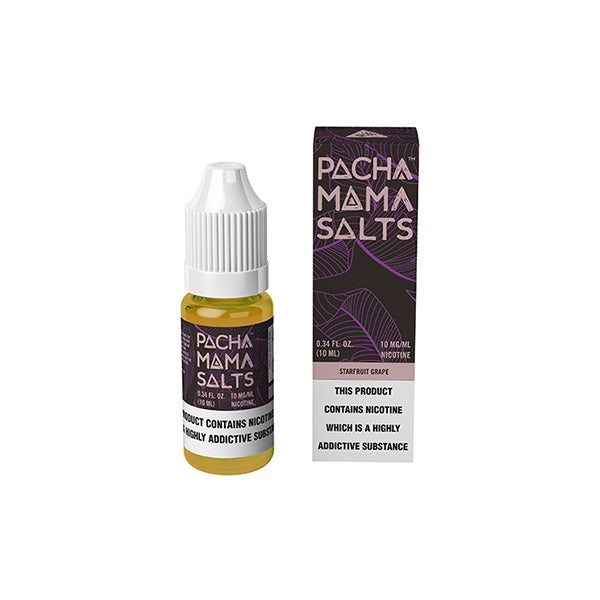 10mg Pacha Mama By Charlie's Chalk Dust Salts 10ml Nic Salt (50VG-50PG) - Flavour: Blackberry Lemonade