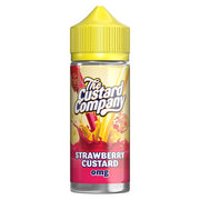 The Custard Company 100ml Shortfill 0mg (70VG-30PG) - Flavour: Raspberry Custard - SilverbackCBD