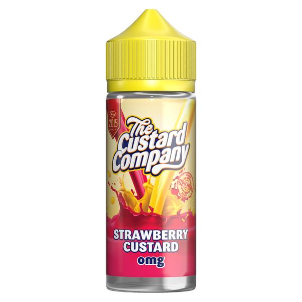 The Custard Company 100ml Shortfill 0mg (70VG-30PG) - Flavour: Raspberry Custard - SilverbackCBD