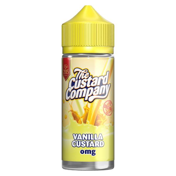 The Custard Company 100ml Shortfill 0mg (70VG-30PG) - Flavour: Raspberry Custard - SilverbackCBD