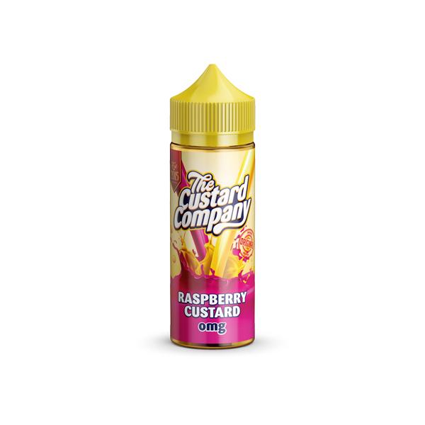 The Custard Company 100ml Shortfill 0mg (70VG-30PG) - Flavour: Raspberry Custard - SilverbackCBD