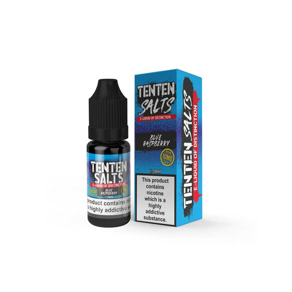 10mg TenTen 10ml Nic Salts (50VG-50PG) - Flavour: Raspberry Lemonade