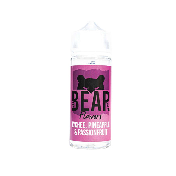 Bear Flavours 100mg Shortfill 0mg (70VG-30PG) - Flavour: White Grape & Peach