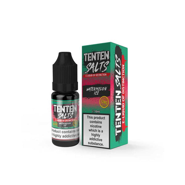 10mg TenTen 10ml Nic Salts (50VG-50PG) - Flavour: Grape Mixed With Berries