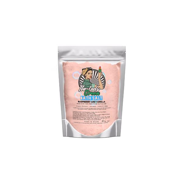 Lady Green 20mg CBD Raspberry & Vanilla Bath Salts - 150g - SilverbackCBD