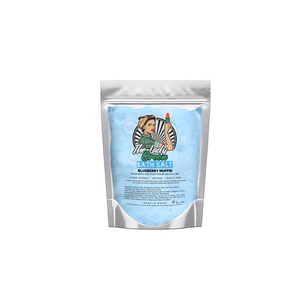 Lady Green 20mg CBD Blueberry Muffin Bath Salts - 150g - SilverbackCBD