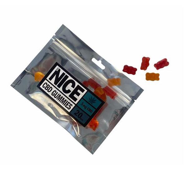 Mr Nice 100mg CBD Strawberry Gummies - 20pcs - SilverbackCBD