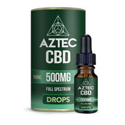 Aztec CBD Full Spectrum Hemp Oil 500mg CBD 10ml - Flavour: Spearmint - SilverbackCBD