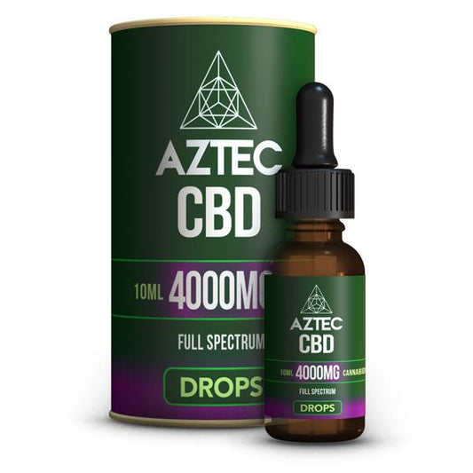 Aztec CBD Full Spectrum Hemp Oil 4000mg CBD 10ml - Flavour: Spearmint - SilverbackCBD