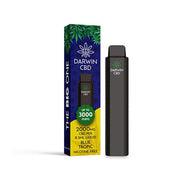 Darwin The Big One 2000mg CBD Disposable Vape Device 3000 Puffs - Flavour: Blackcurrant Blue Raspberry