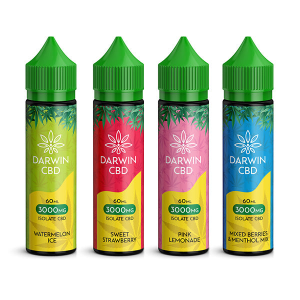 Darwin 3000mg CBD Isolate E-Liquid 60ml - Flavour: Fruit Punch