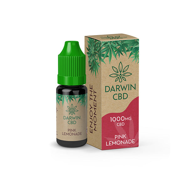 Darwin 1000mg CBD Isolate E-Liquid 10ml - Flavour: Cherries Red Berries & Menthol Mix