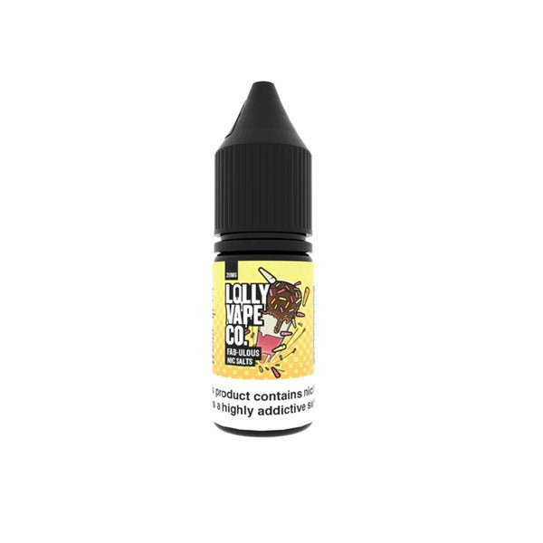 10mg Lolly Vape Co 10ml Nic Salts (50VG-50PG) - Flavour: Twist It