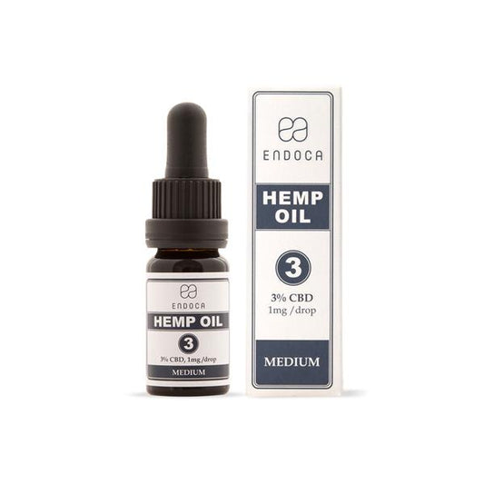 Endoca 300mg CBD Hemp Oil Drops 10ml - SilverbackCBD