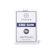 Endoca 100mg CBD Peppermint Chewing Gum - 10 Pcs - SilverbackCBD