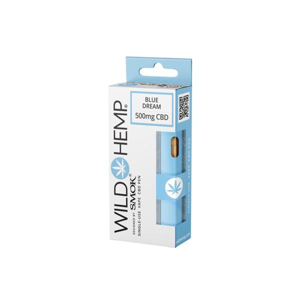 1CBD 500mg CBD Wild Hemp Luna Disposable Vape Pens - Flavour: Grape Ape - SilverbackCBD