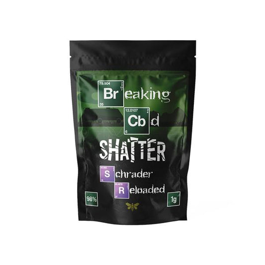 Breaking CBD 98% CBD Shatter - 1g - Flavour: Saul Goodman - SilverbackCBD