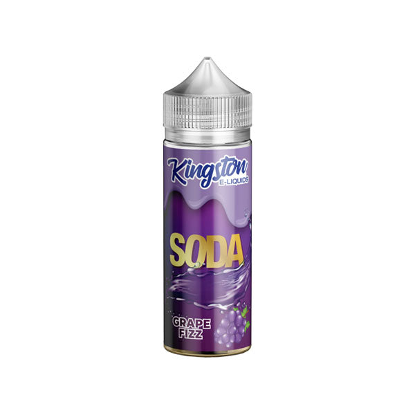 Kingston Soda 120ml Shortfill 0mg (70VG-30PG) - Flavour: Grape Fizz