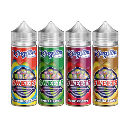 Kingston Sweets 120ml Shortfill 0mg (70VG-30PG) - Flavour: Apple Sours