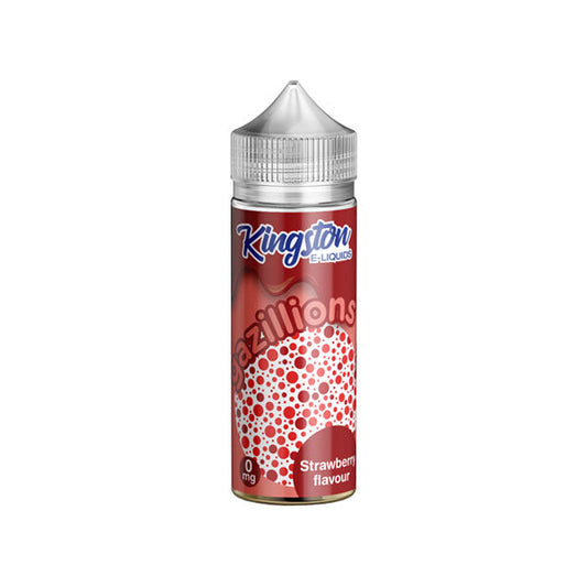 Kingston Gazillions 120ml Shortfill 0mg (70VG-30PG) - Flavour: Strawberry