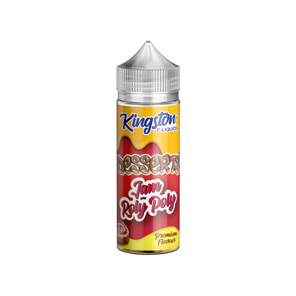 Kingston Desserts 120ml Shortfill 0mg (70VG-30PG) - Flavour: Jam Roly Poly