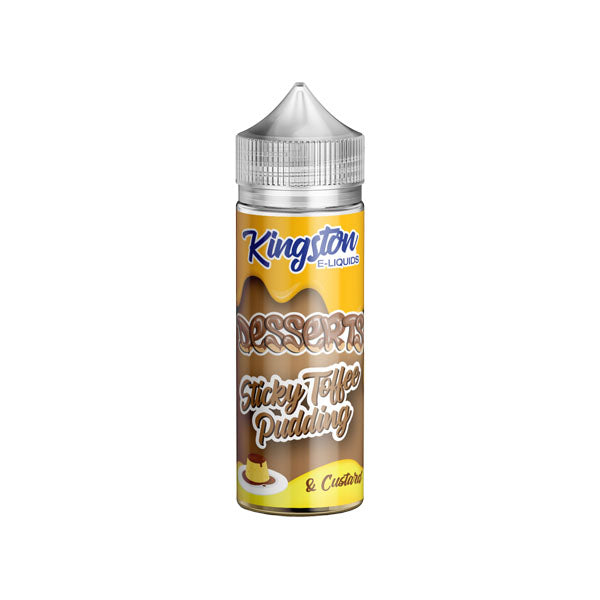 Kingston Desserts 120ml Shortfill 0mg (70VG-30PG) - Flavour: Lemon Drizzle & Pecan Pieces