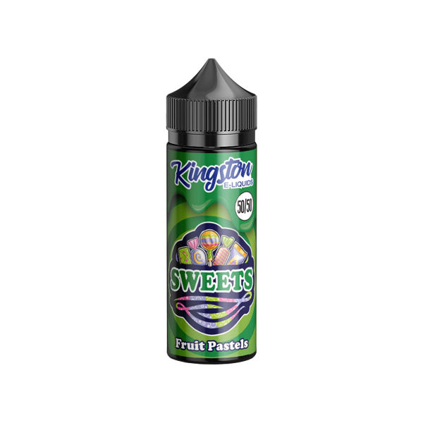 Kingston Sweets 120ml Shortfill 0mg (50VG-50PG) - Flavour: Fruit Pastels