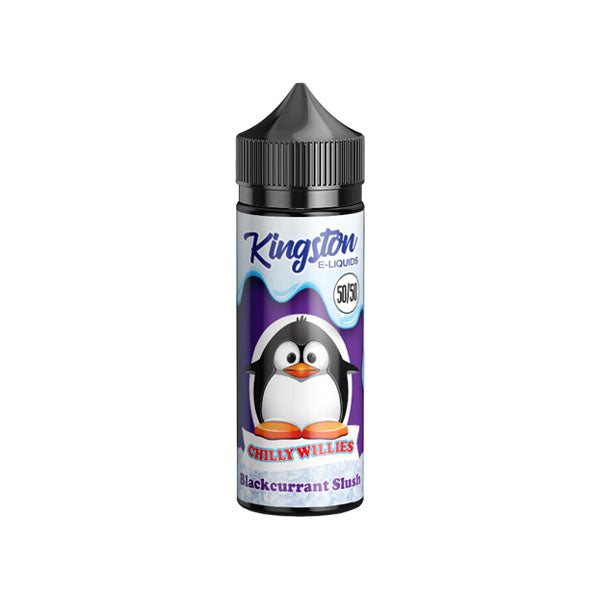 Kingston Chilly Willies 120ml Shortfill 0mg (50VG-50PG) - Flavour: Blackcurrant Slush