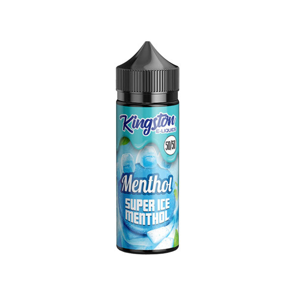 Kingston Menthol 120ml Shortfill 0mg (50VG-50PG) - Flavour: Black Grape Lime Bubblegum Menthol