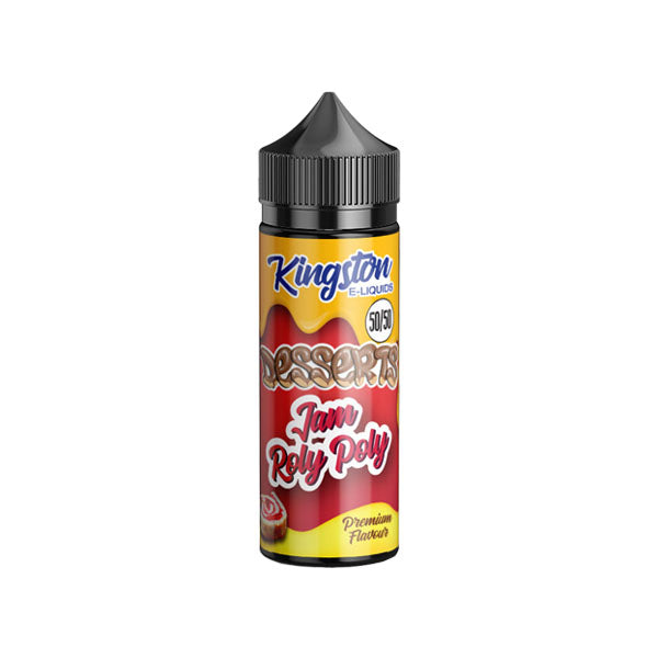 Kingston Desserts 120ml Shortfill 0mg (50VG-50PG) - Flavour: Custard Glazed Donut