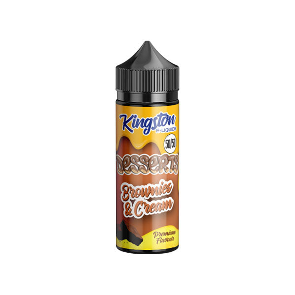 Kingston Desserts 120ml Shortfill 0mg (50VG-50PG) - Flavour: Brownies & Cream