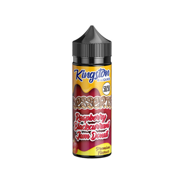 Kingston Desserts 120ml Shortfill 0mg (50VG-50PG) - Flavour: Custard Glazed Donut