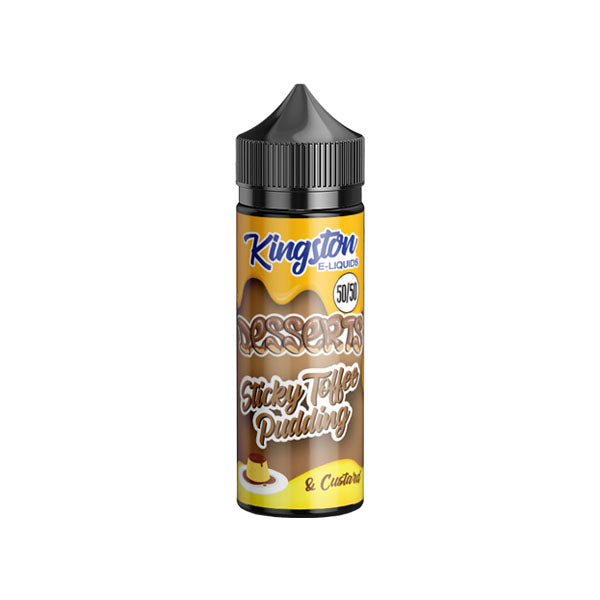 Kingston Desserts 120ml Shortfill 0mg (50VG-50PG) - Flavour: Custard Glazed Donut