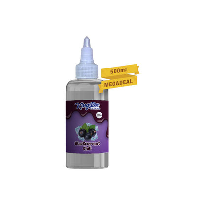 Kingston 500ml Shortfill 0mg (70VG-30PG) - Flavour: Black Grape Lime & Bubblegum Menthol
