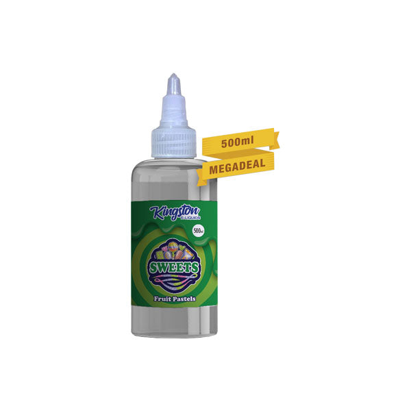 Kingston 500ml Shortfill 0mg (70VG-30PG) - Flavour: Blackcurrant Blue Raspberry Menthol