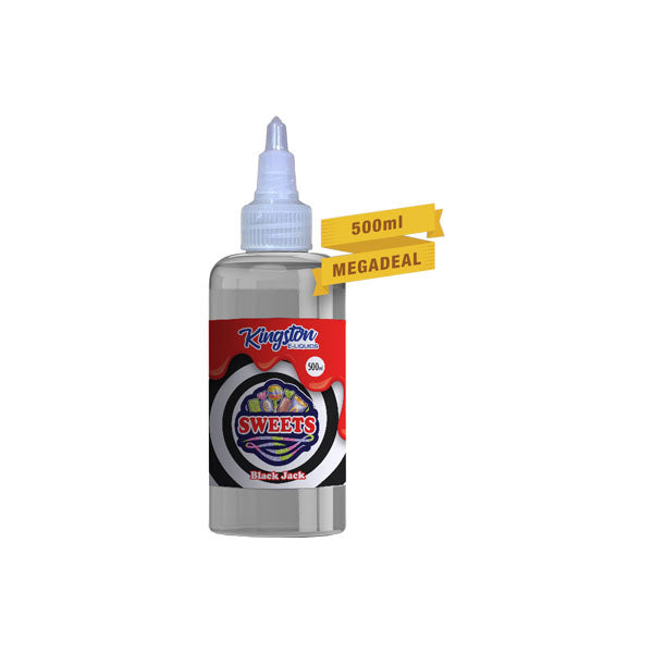 Kingston 500ml Shortfill 0mg (70VG-30PG) - Flavour: Blackcurrant Blue Raspberry Menthol