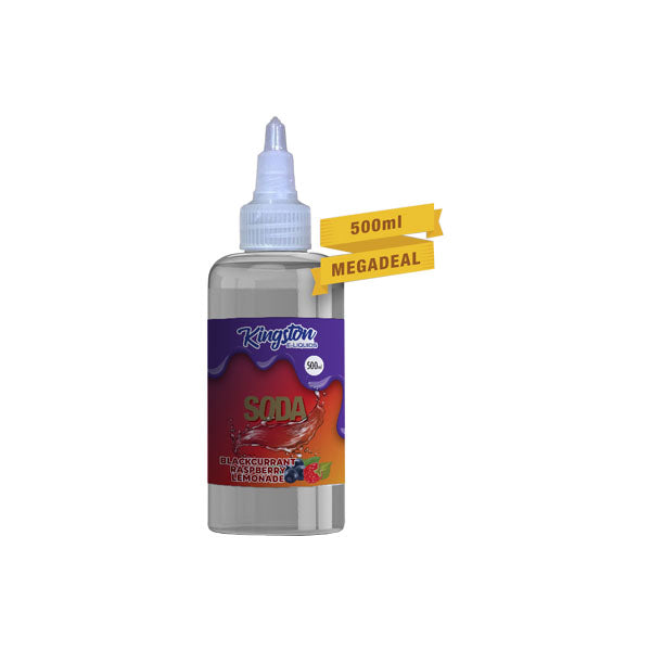 Kingston 500ml Shortfill 0mg (70VG-30PG) - Flavour: Vinberry Soda