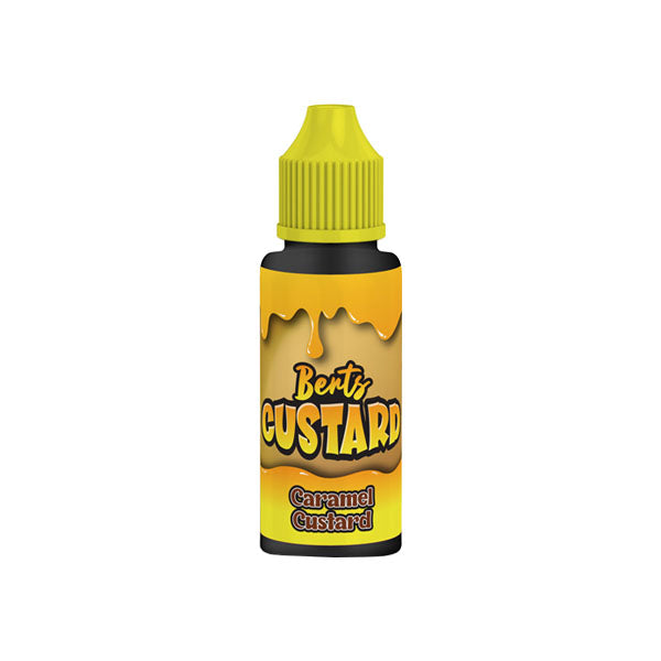 Berts Custard 120ml Shortfill 0mg (70VG-30PG) - Flavour: Strawberry Custard