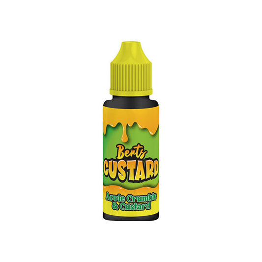 Berts Custard 120ml Shortfill 0mg (70VG-30PG) - Flavour: Apple Crumble & Custard