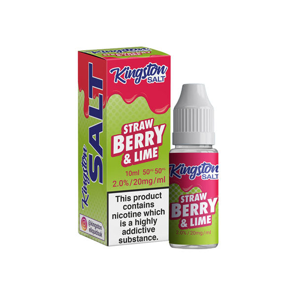 20mg Kingston Salts 10ml Nic Salts (50VG-50PG) - Flavour: Grapeberry Ice